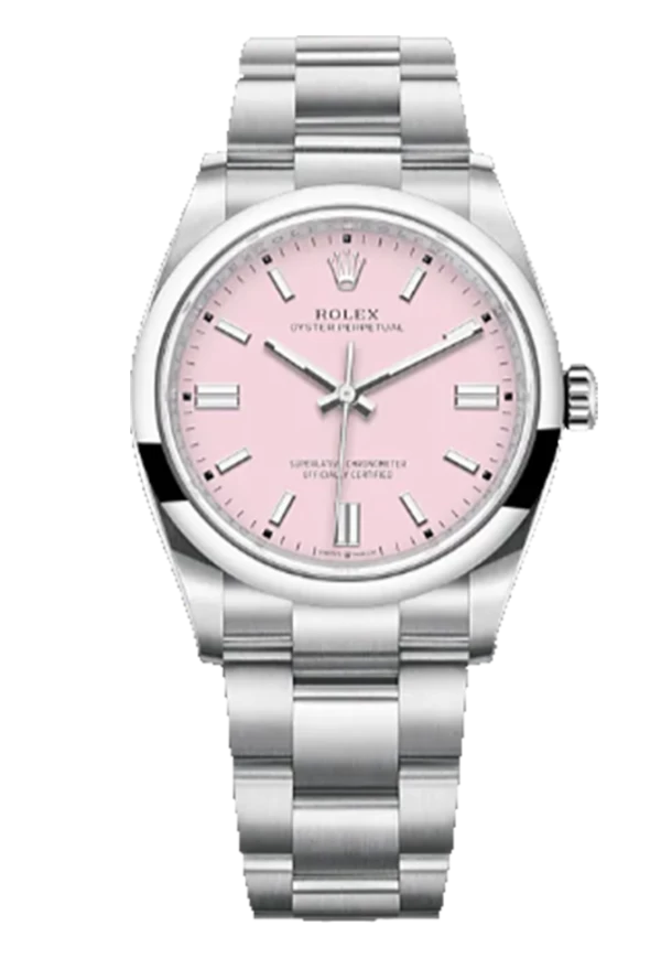 OYSTER PERPETUAL 124300 41MM1:1 BEST EDITION  PINK DIAL