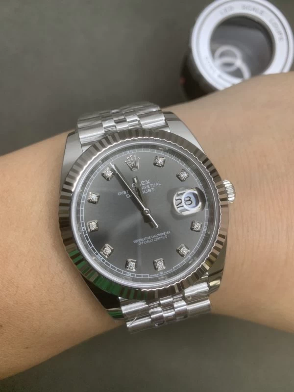 DATEJUST 41MM 126334 1:1 BEST EDITION GRAY DIAL