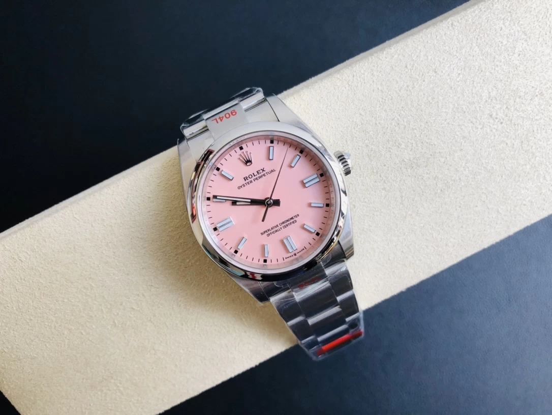 OYSTER PERPETUAL 124300 41MM1:1 BEST EDITION  PINK DIAL