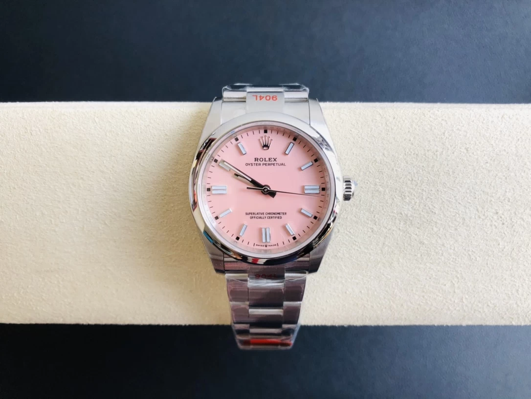 OYSTER PERPETUAL 124300 41MM1:1 BEST EDITION  PINK DIAL