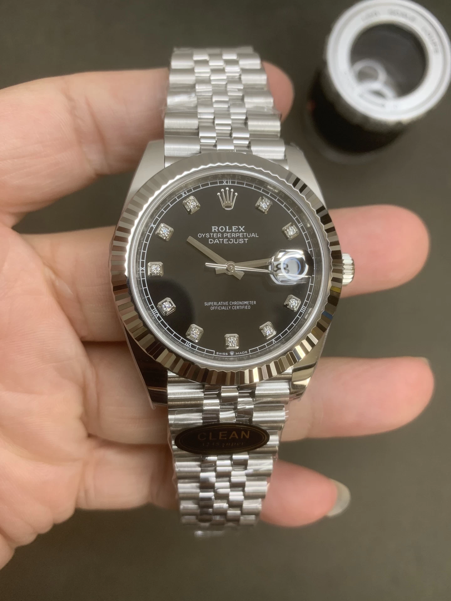 DATEJUST 41MM 126334 1:1  BEST EDITION BLACK DIAL