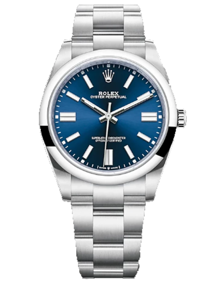 OYSTER PERPETUAL 124300 41MM 1:1 BEST EDITION BLUE DIAL