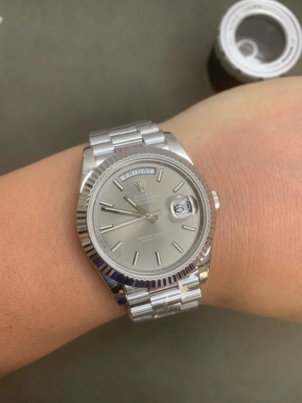 DAY-DATE 40MM 228239  1:1 BEST EDITION SILVER DIAL