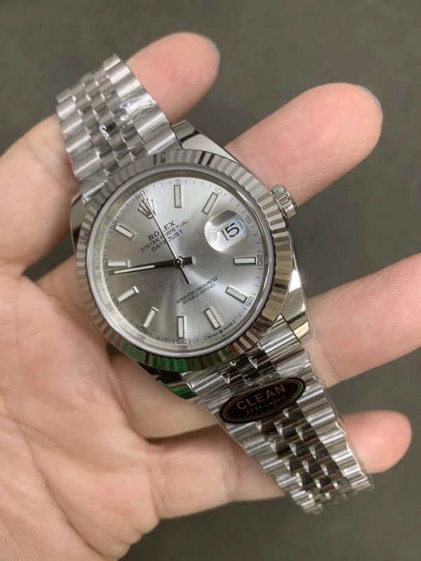 DATEJUST 41MM 126334  1:1 BEST EDITION SILVER DIAL