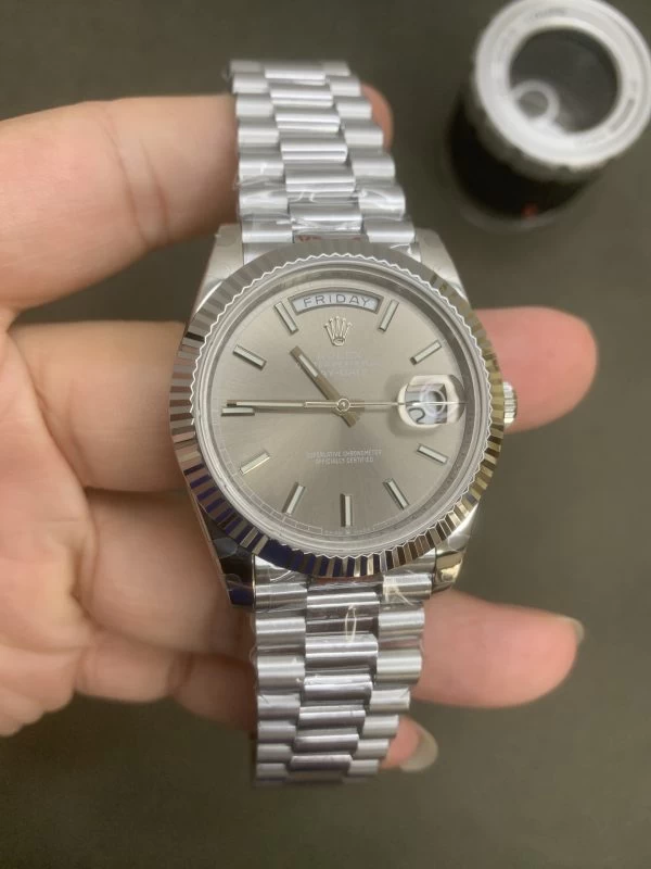 DAY-DATE 40MM 228239  1:1 BEST EDITION SILVER DIAL