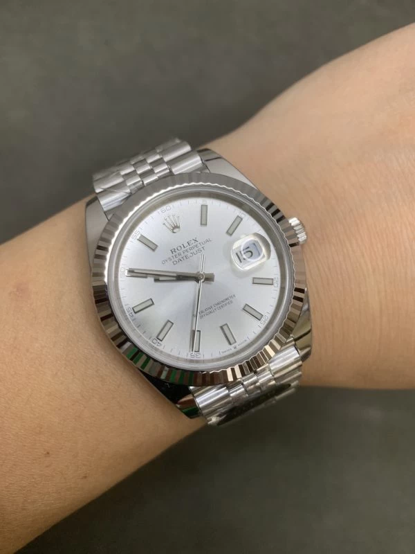 DATEJUST 41MM 126334  1:1 BEST EDITION SILVER DIAL