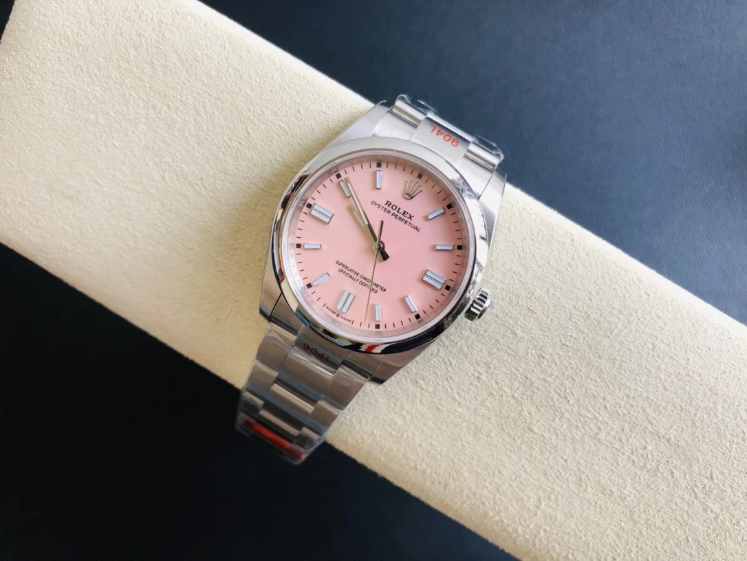 OYSTER PERPETUAL 124300 41MM1:1 BEST EDITION  PINK DIAL