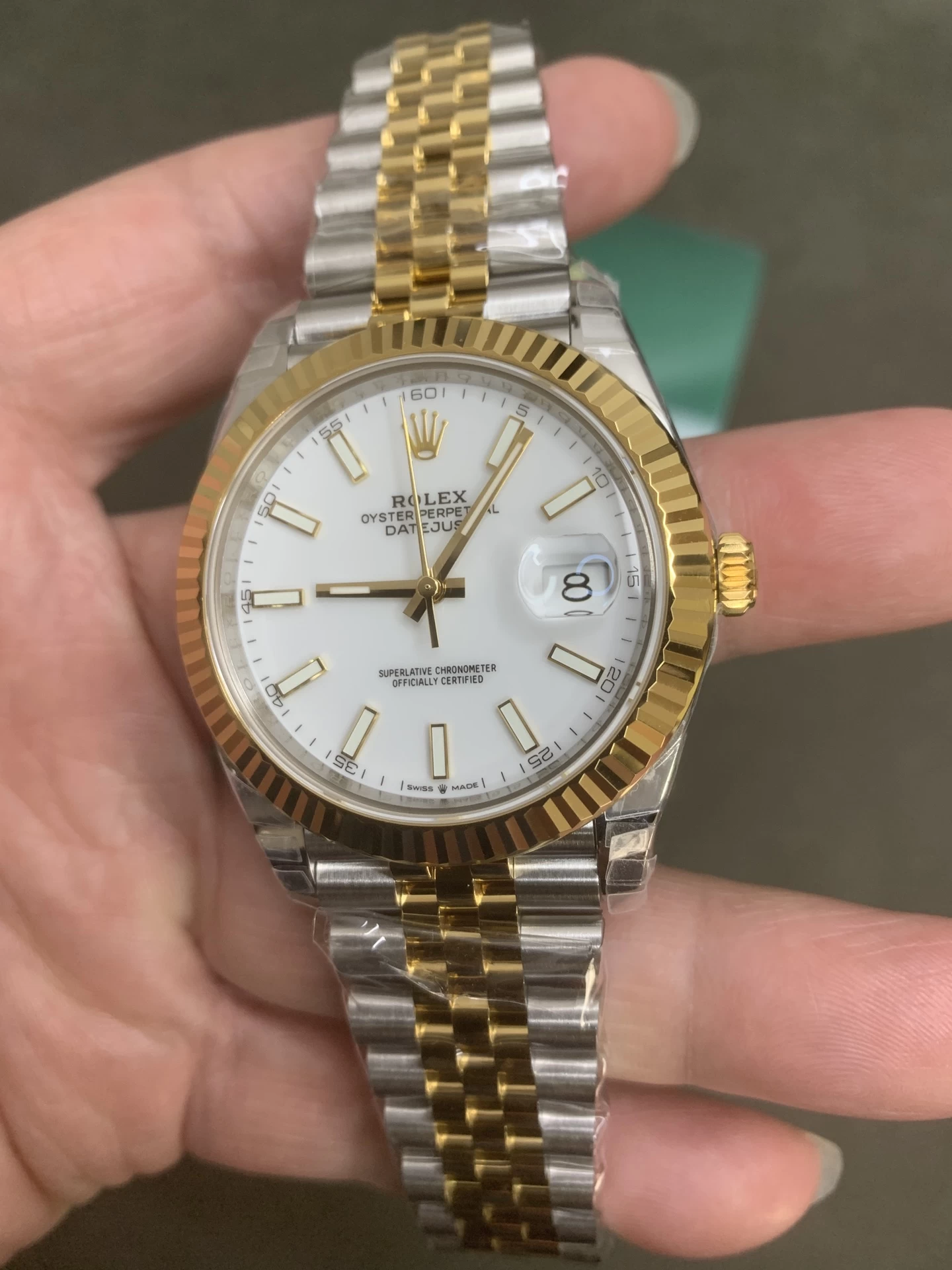 DATEJUST 41MM 126333  1:1 BEST EDITION WHITE DIAL