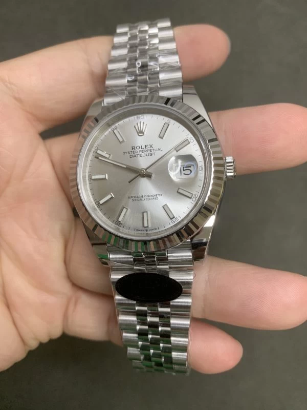 DATEJUST 41MM 126334  1:1 BEST EDITION SILVER DIAL