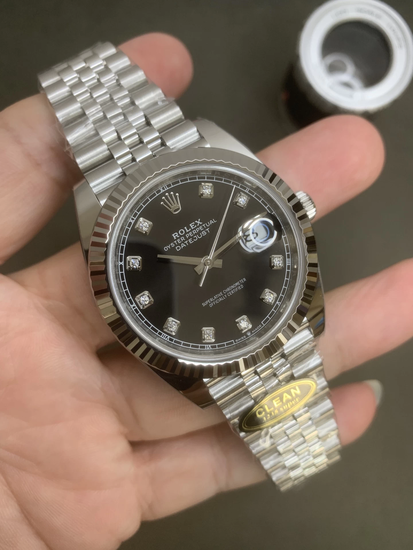 DATEJUST 41MM 126334 1:1  BEST EDITION BLACK DIAL