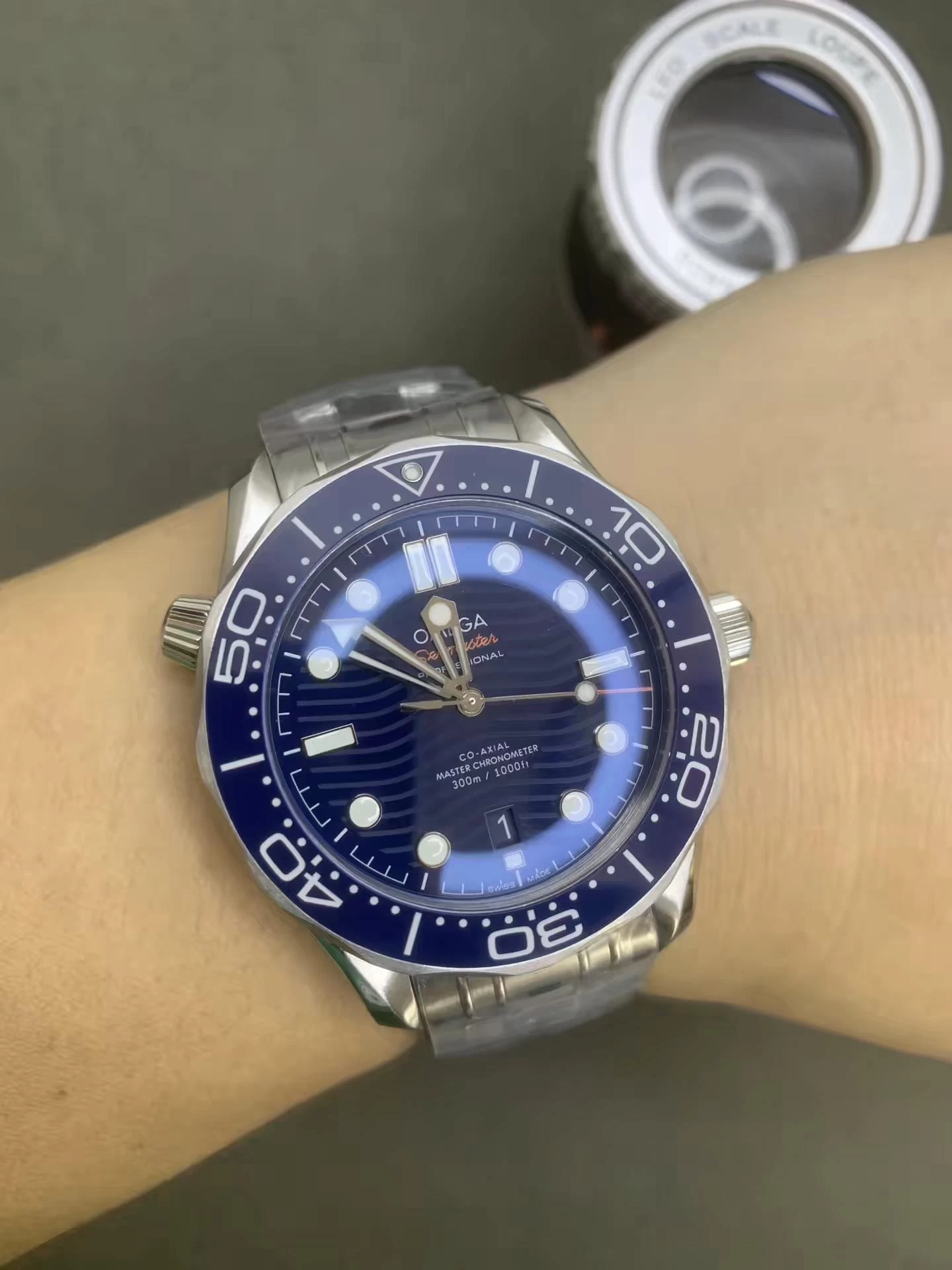 SEAMASTER DIVER 300M 1:1 BEST EDITION BLUE DIAL