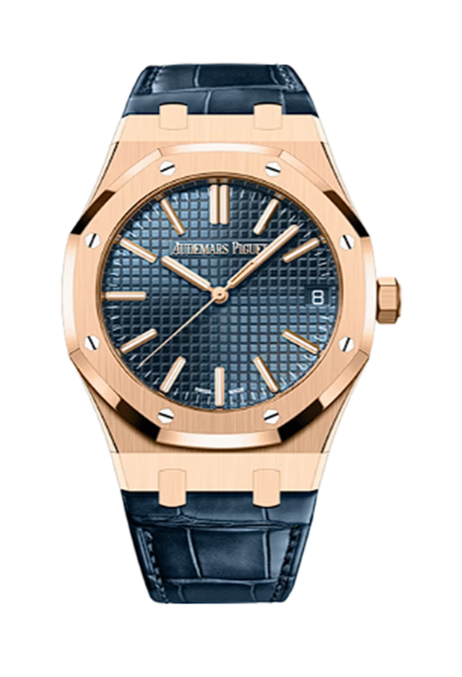 ROYAL OAK 41MM 15510 “50TH ANNIVERSARY” RG  1:1 BEST EDITION BLUE DIAL