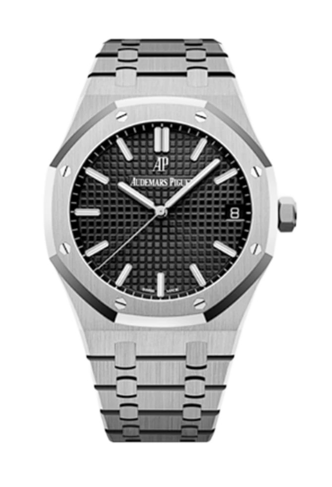 ROYAL OAK 41MM 15500  1:1 BEST EDITION BLACK TEXTURED DIAL