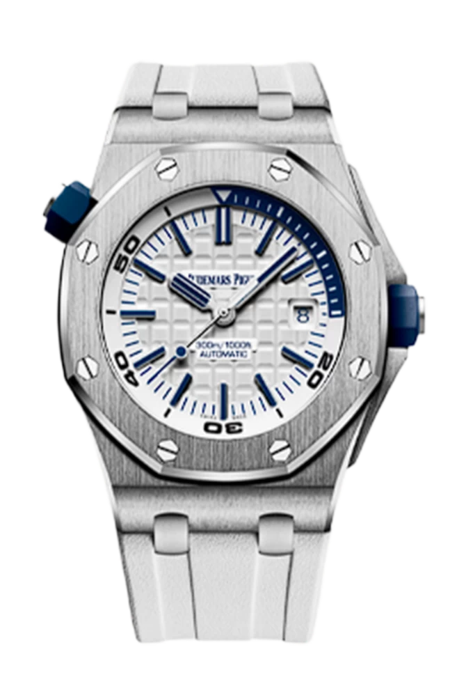 ROYAL OAK OFFSHORE DIVER 15710 1:1 BEST EDITION WHITE DIAL