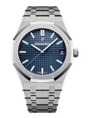 Royal Oak 41mm 15510 “50th Anniversary”  1:1 Best Edition Blue Textured Dial