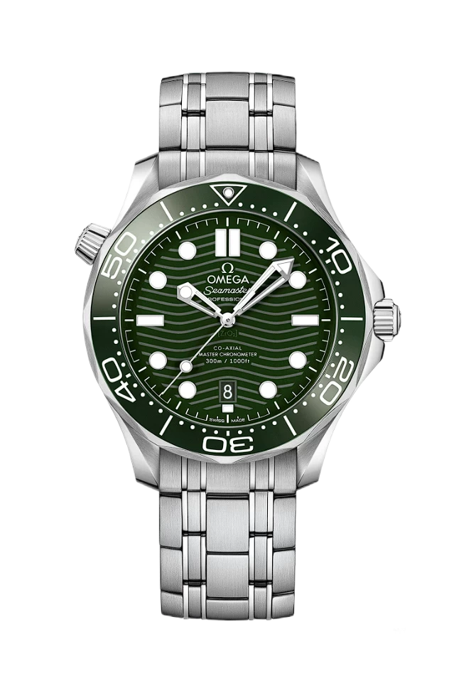 Seamaster Diver 300M SS Green Ceramic Bezel  1:1 Best Edition Green Dial