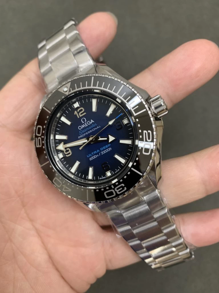 SEAMASTER PLANET OCEAN 6000M ULTRA DEEP 45.5MM 1:1 BEST EDITION BLUE DIAL