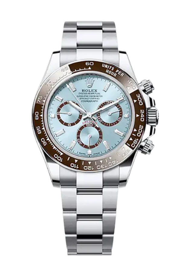 DAYTONA 116506 BROWN CERAMIC  1:1 BEST EDITION ICE BLUE DIAL