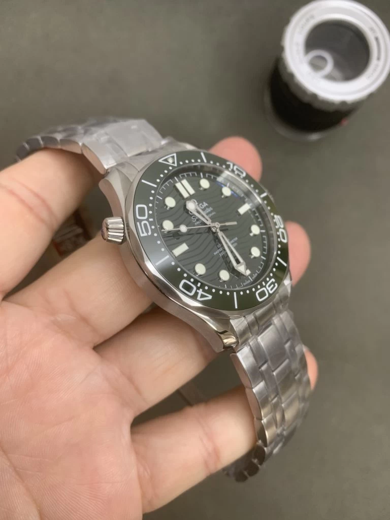 Seamaster Diver 300M SS Green Ceramic Bezel  1:1 Best Edition Green Dial