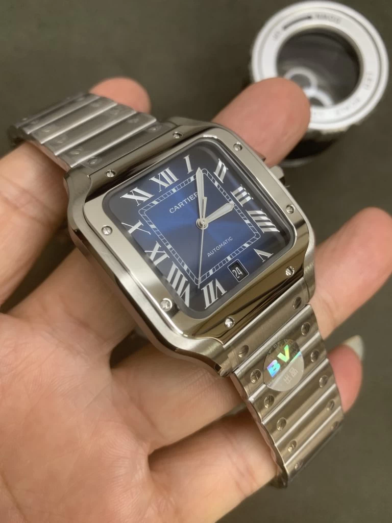 Santos de Cartier 1:1 Best Edition Blue Dial