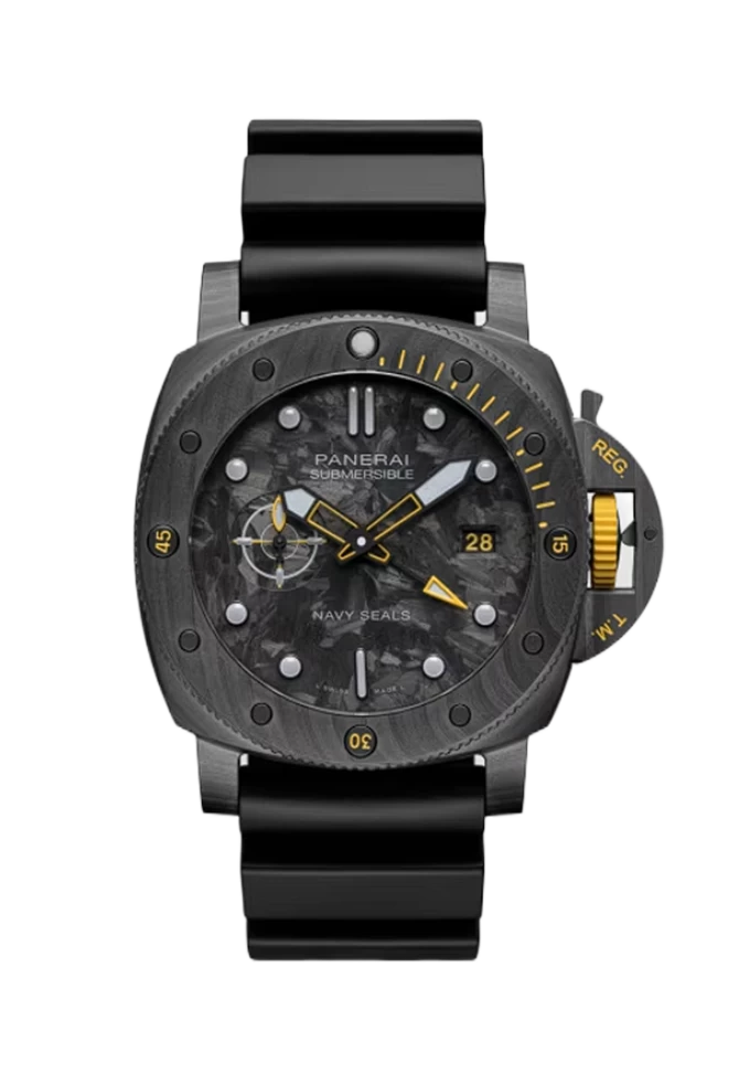 PAM1324  Submersible 44mm Carbon/RU Black 1:1 Best Edition