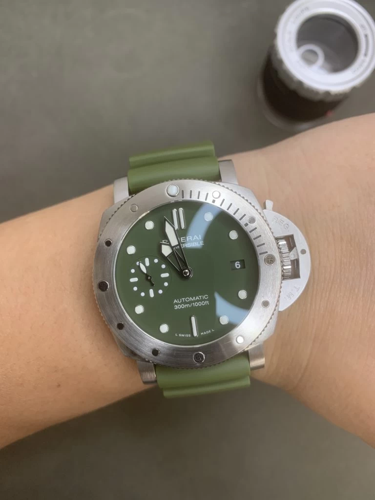 PAM1055 Luminor Submersible 42mm Verde Militare 1:1 Best Edition