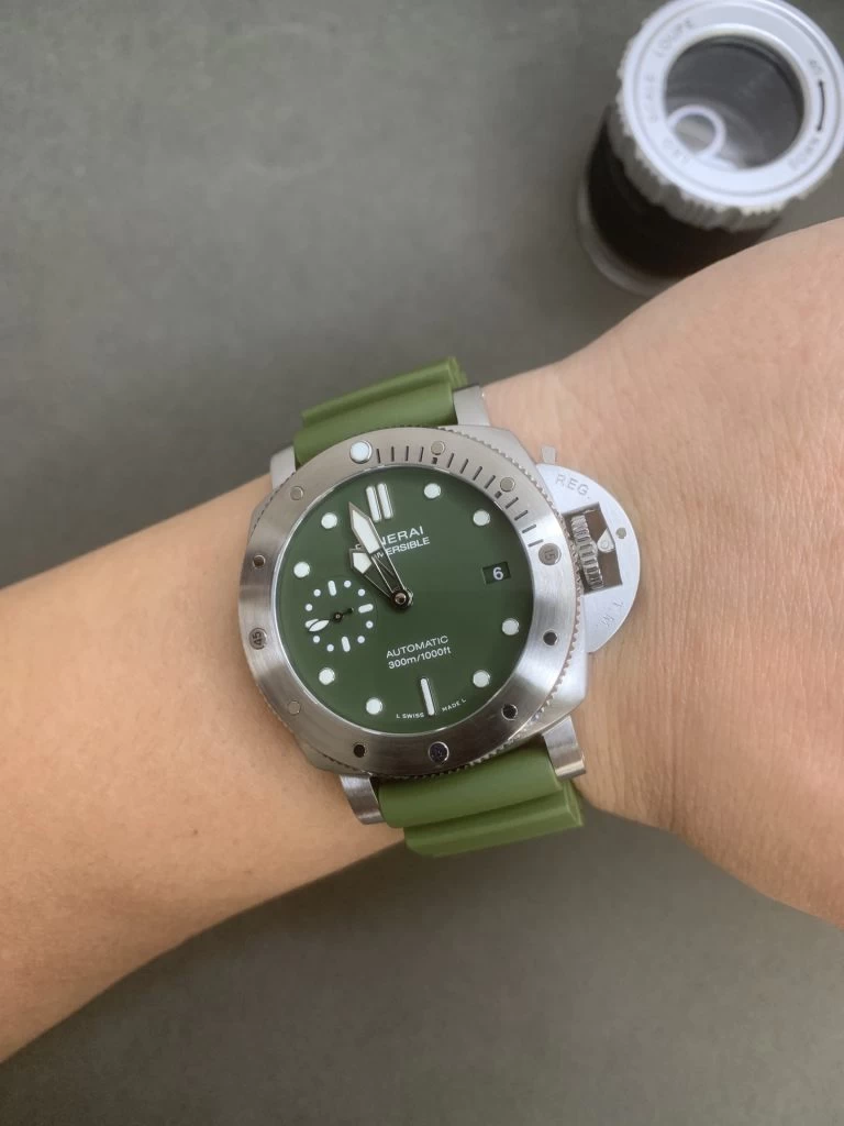 PAM1055 Luminor Submersible 42mm Verde Militare 1:1 Best Edition