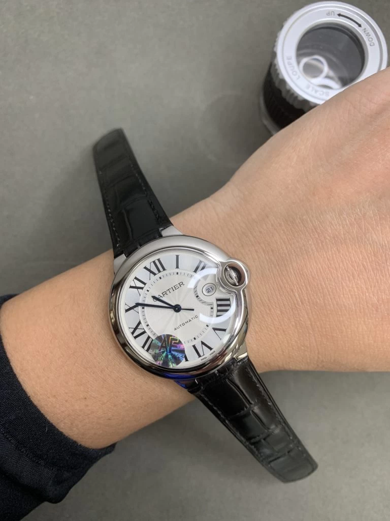 Ballon Bleu 42mm  1:1 Best Edition White Texture Dial