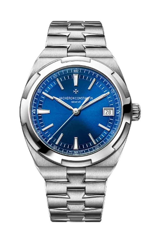 OVERSEAS 4500V 41MM 1:1 BEST EDITION BLUE DIAL