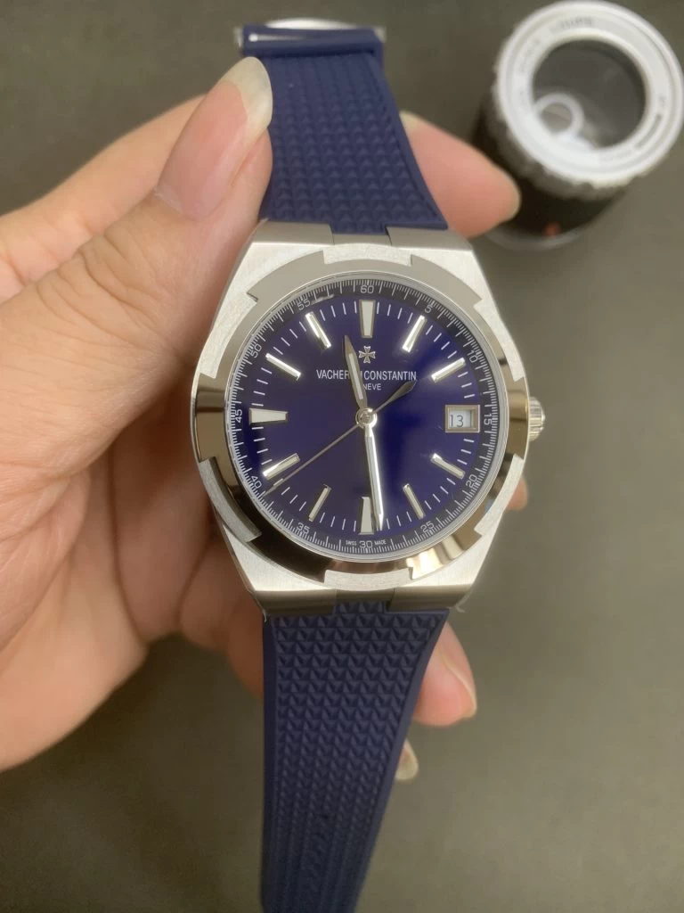 OVERSEAS 4500V  1:1 BEST EDITION BLUE DIAL